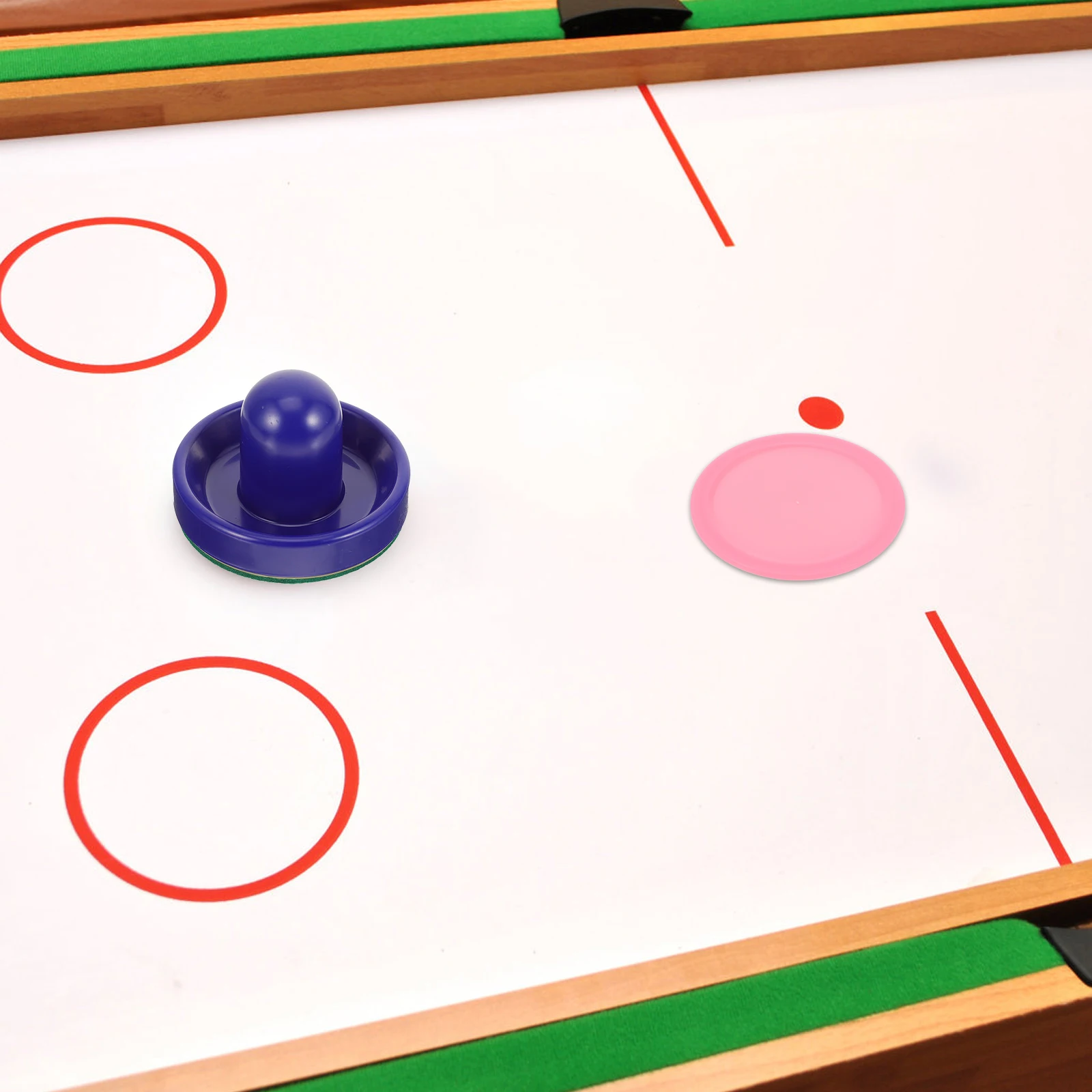 

10 Pcs ange Plastic Replacement Round Pucks Game Table Supplies Ice Hockey Piece Hockey Pucks Mini Piece