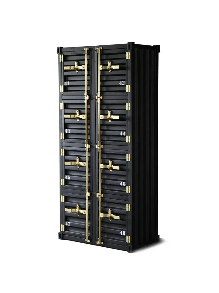 

Container Industrial Style Bookcase Locker Swimming Pool Gym Wardrobe Employee Cabinet Iron Locker home accessories