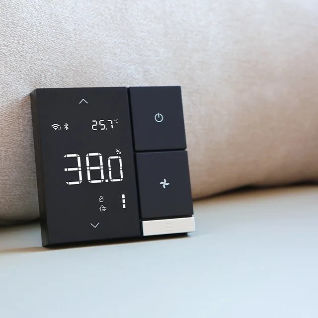 

Multifunctional Smart Home Digital Wired Thermostatic Devices Thermostat Two-in-one Control for Floor Heating Fan Coil