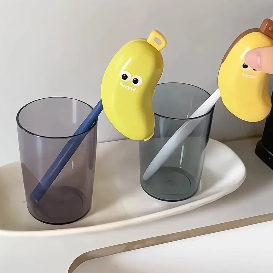 Bananenförmige Zahnbürstenabdeckung mit Zahnpasta-Aufbewahrungsbox – kompakt und praktisch – unverzichtbare Reise-Zahnbürstenabdeckung – Detail 10