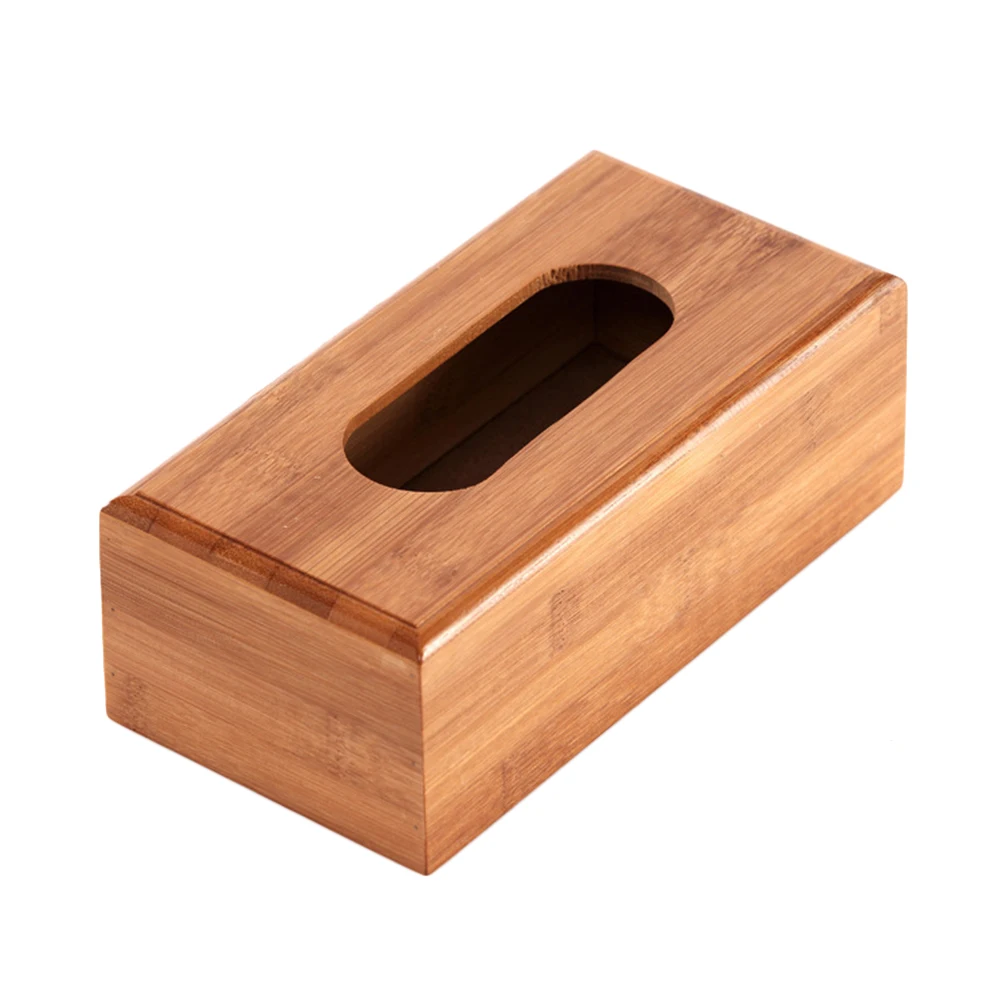 

Wooden Tissue Box Big Hole Smooth Edge Car Table Bed Toilet Paper Storage Household Multifunction Napkin Holder Box