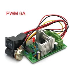 DC 6-30V 6A Motor Speed Controller Reversible PWM Control Forward/Reverse Switch Board 6V-30V Max 10A Module 12V 24V CCM6N