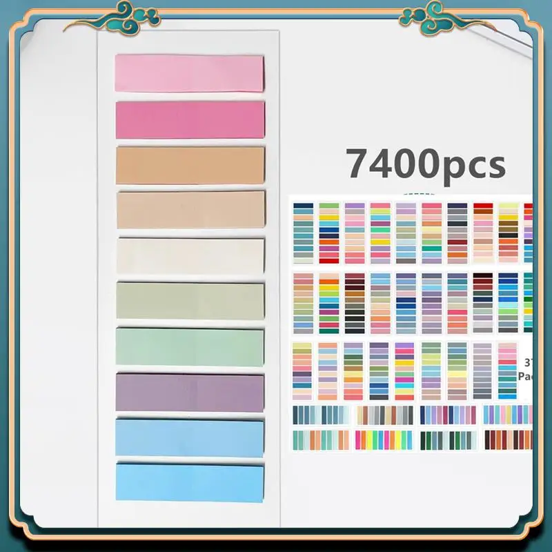 (Новинка) - 400 листов, прозрачные липкие заметки, самоклеящийся маркер, аннотация, книга для чтения, прозрачная вкладка, прочный, легкий вкладыш