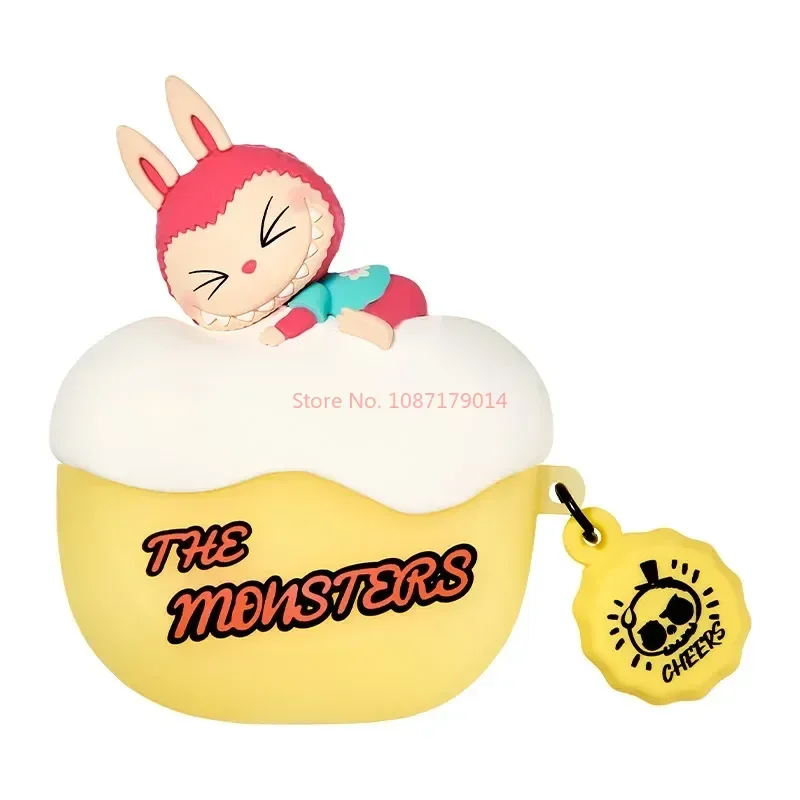 New Labubu Series The Monsters Drunken Love At The Seaside Series Of Peripheral Products Pro Bag Cup Hair Clip Toy Girl Gift