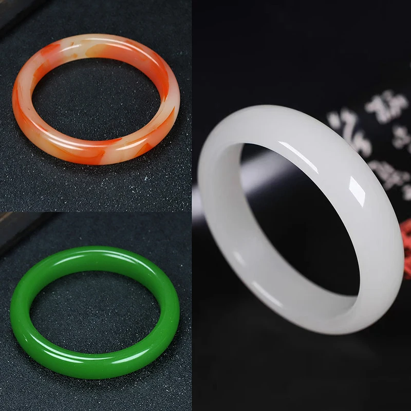 Jade Armreif Armband Charme Schmuck Mode accessoires Glück Amulett Geschenke für Frauen