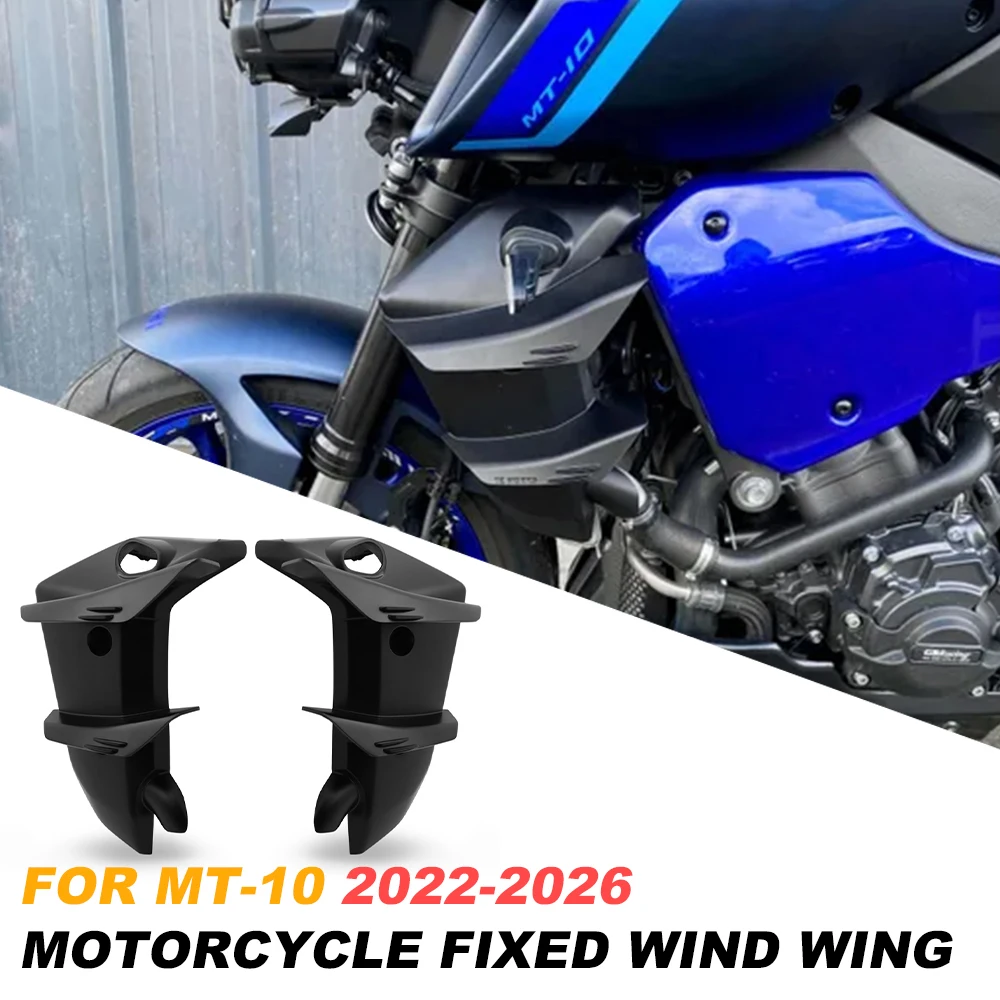 

For MT-10 2026 MT10 2025 2024 2023 2022 Winglet Aerodynamic GP Wing Deflector Front Spoiler Motorcycle Fairing Side Wing MT 10