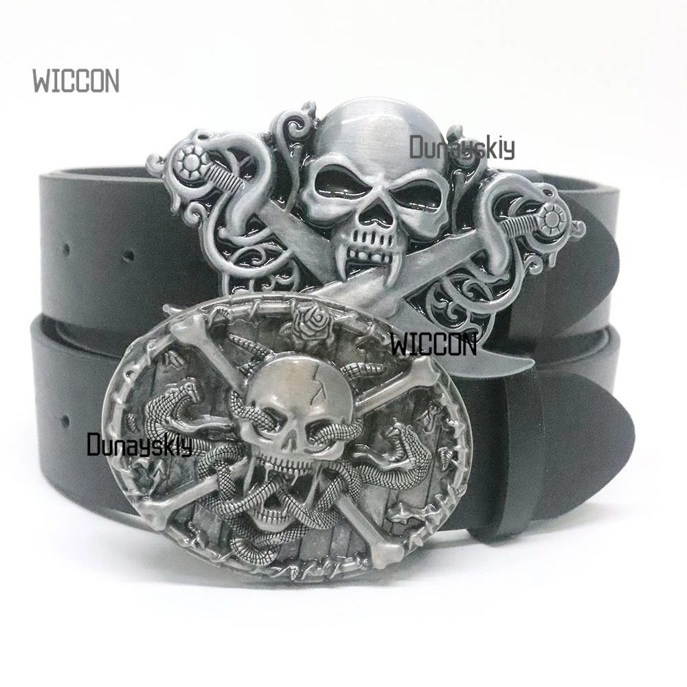 

Y2K Skull Buckle Belt - Punk Gothic Chain Belt Adjustable Waist Strap Jeans/Dress Fashion Unisex Gift Halloween/Christmas