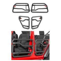 SXMA JL1260-Front 2 Doors Tube Half door for Jeep Wrangler JL 18+ & Gladiator 4 Door Car 4X4 off-road Accessories