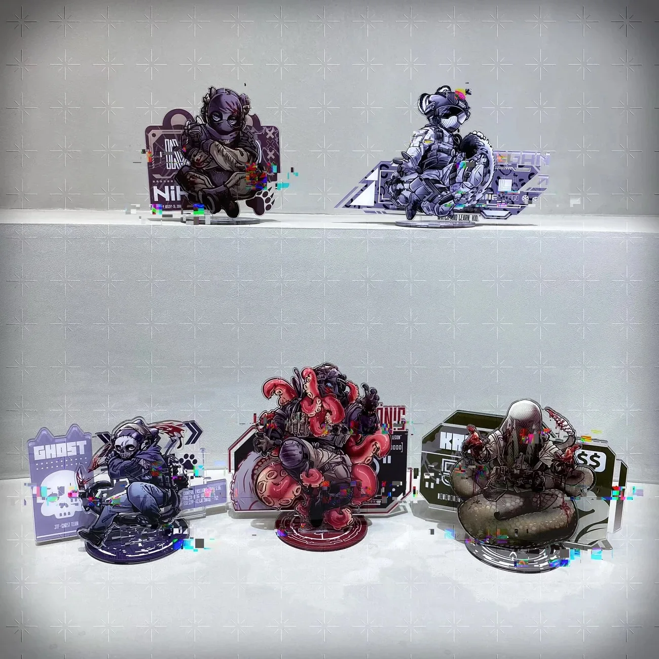 COD Call of Duty لعبة محيطية من الأكريليك بطاقة قائمة كاملة الصفحة Q نسخة لتزيين سطح المكتب وادي doujinshi