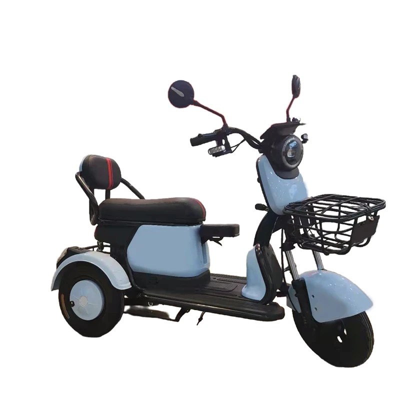 Young and fashionable appearance design 1000w 60V 20Ah Lead-acid battery three wheels electric bike 3 wheels tricycles