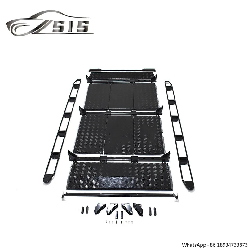 2021 2022G Class W463A Luggage Rack  with Ladder W464 G500 G63 Stainless Universal Roof Frame Spoiler Mount Camp Luggage Rack