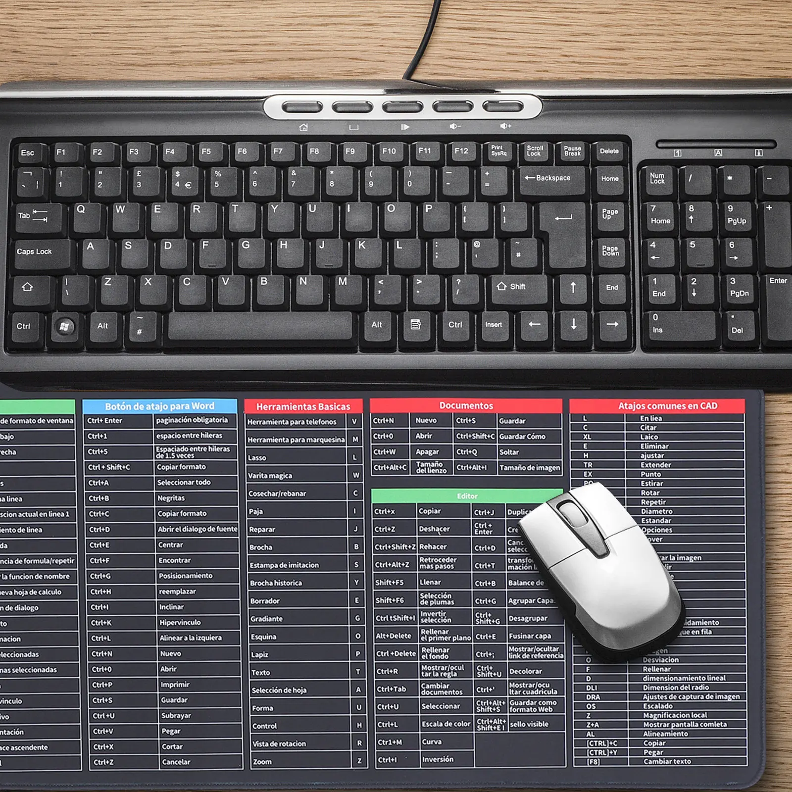 Large Desk Mouse Pad For Pc Gaming Desk Mat Office Worker Keyboard 300x800x3mm Computer