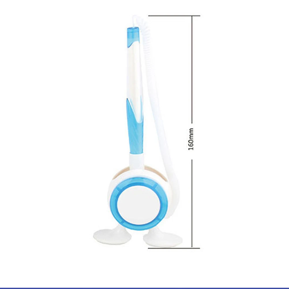 

5Pcs Ballpoint Pen Sticky Desktop Signature Pen No Screw Stable Base Smooth Writing for Office Bank Hotel Stationery