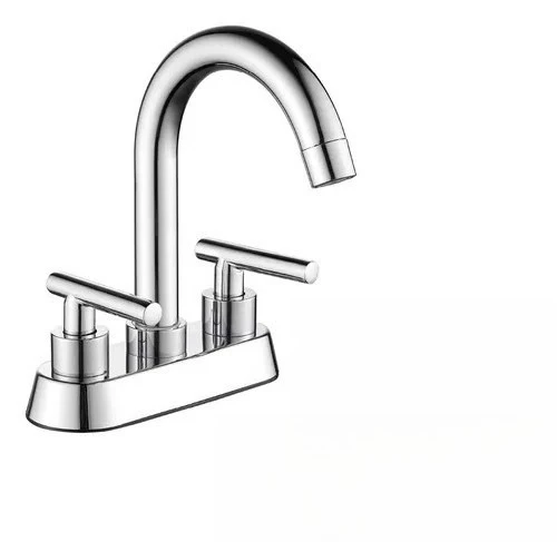 

Bathroom Double Handle Basin Faucet Hot and Cold Mixed Water Basin Faucet