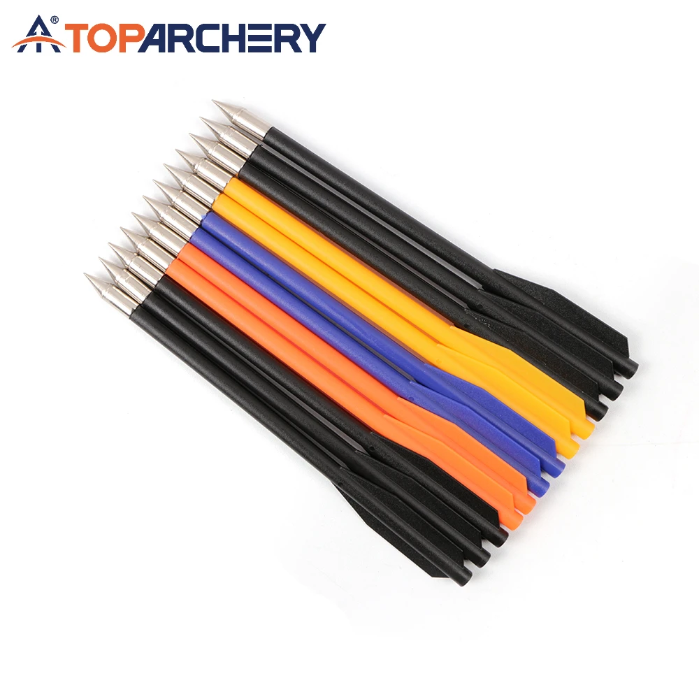 12/24/36pcs Shooting Arrows for Crossbow Hunting Aluminum Tips Bolt 6.25