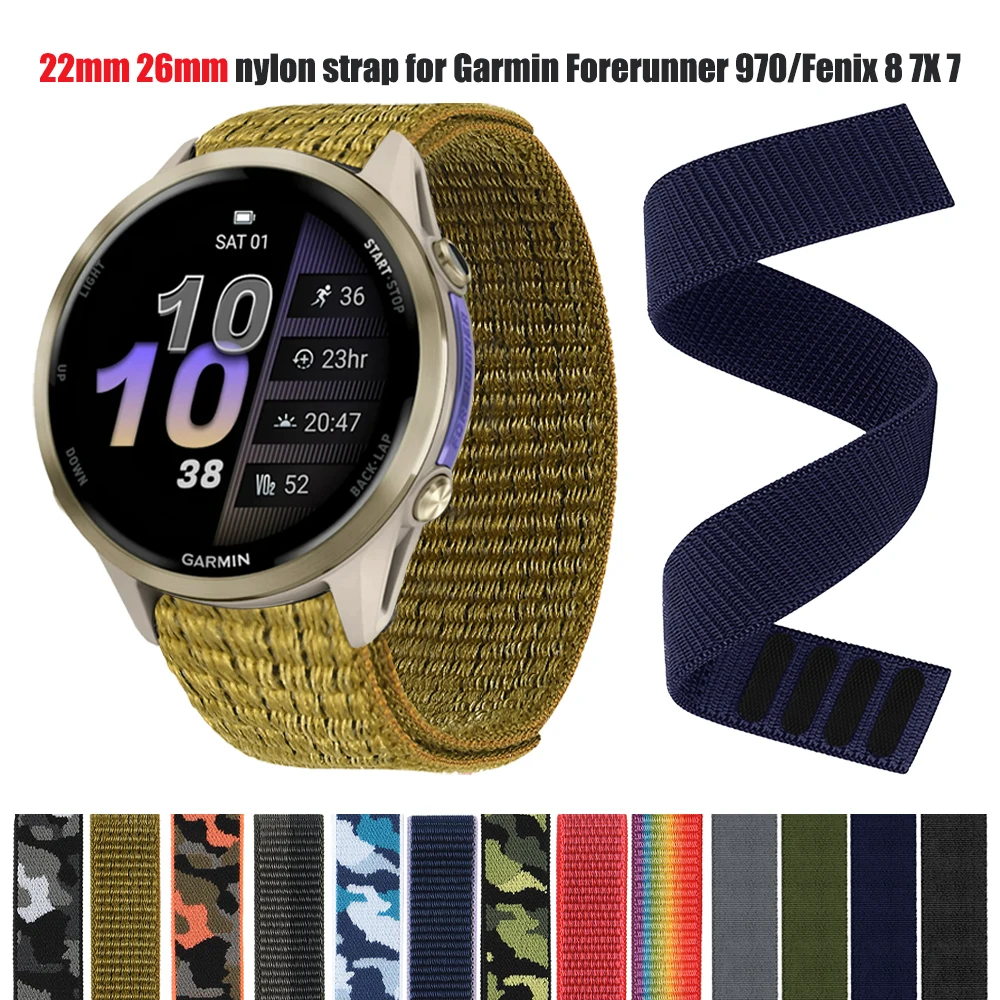 Correa Nailon Trenzada Garmin Fenix/Forerunner – Fijación Segura - imagen 5