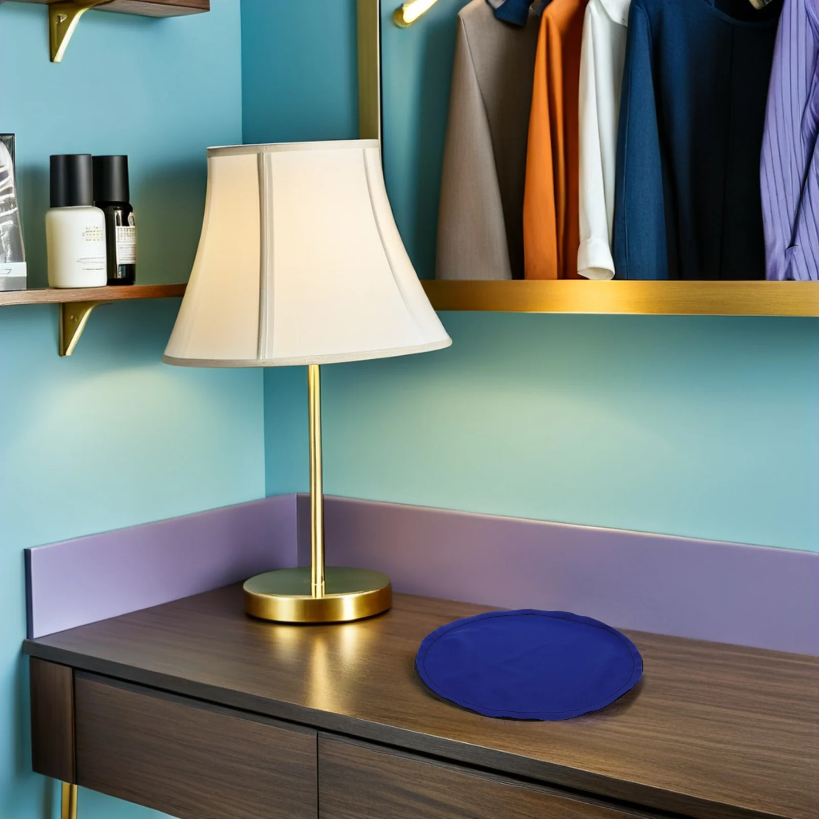 

4Pcs Ironing Board Cloth Covers 9.24x9.24in Heat Resistant Non Slip Protective Sleeve Ironing Accessories Tabletop