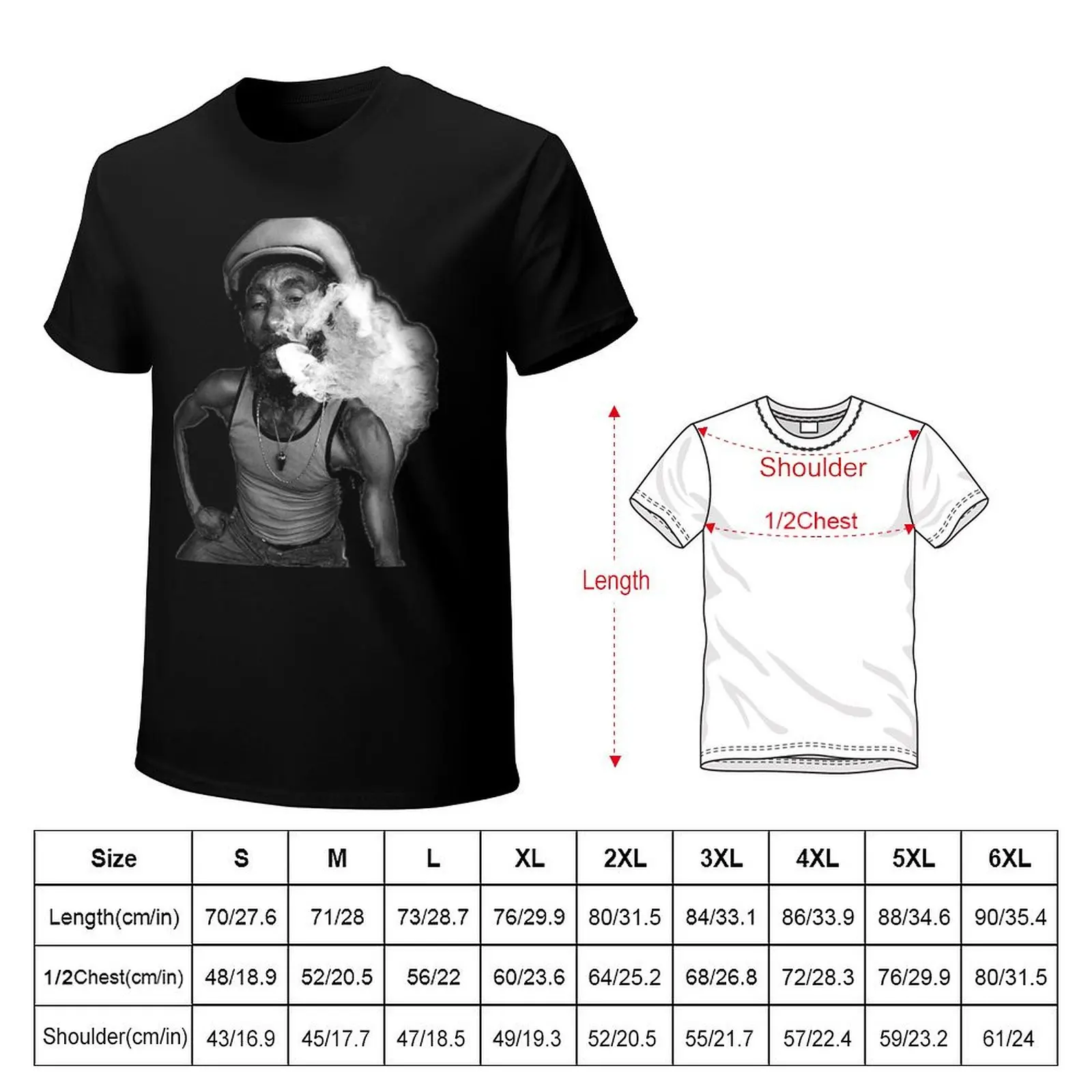 Lee King Tubby Scratch Perry Anime Awesome T-Shirt t shirts for man graphic tees T-Shirt
