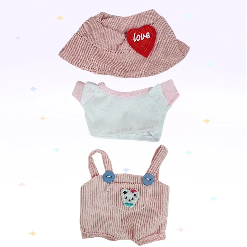미니 인형 옷 복장 액세서리 17cm Labubu V2 V1 인형 의류 다른 스타일 코스프레 드레스 아이 장난감 선물