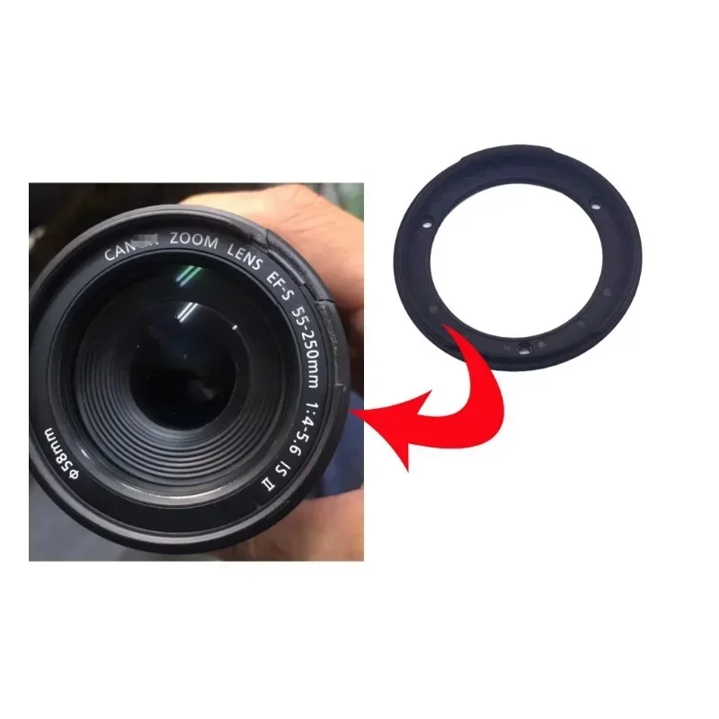 1 Pcs NEW for Canon EF-S 55-250mm f/4-5.6 IS II Lens Front Ring Assembly Replacement Part