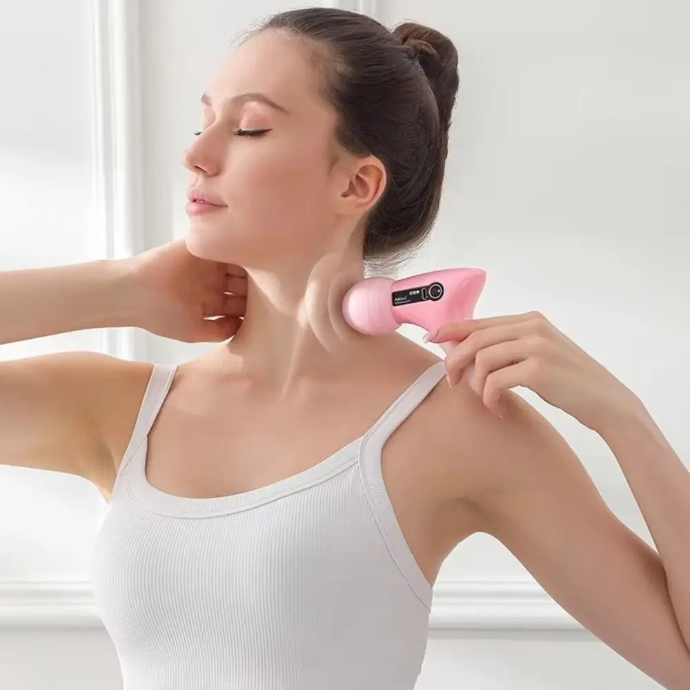 

Adjustables Mini Fascia Massager Wear Resistant Soft Massage Head Deep Tissue Massage Device Easy To Operate Comfortable