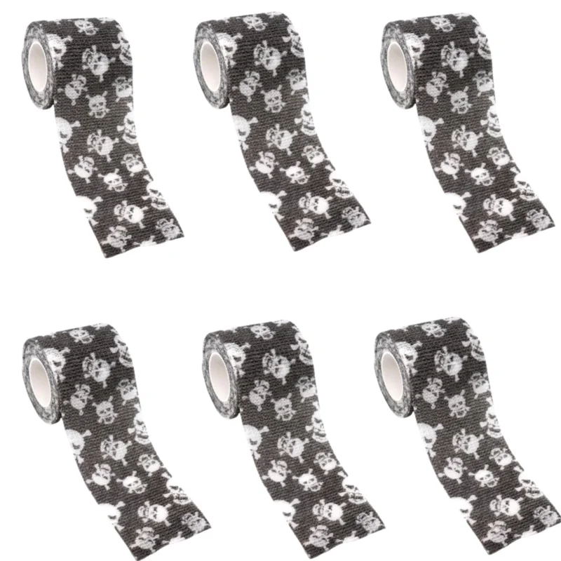 أغطية شريطية رياضية للرياضة، ضمادة ملونة للوشم، مفصل الأصابع، حيوانات أليفة للركبة، أغطية ذاتية اللصق مطبوعة