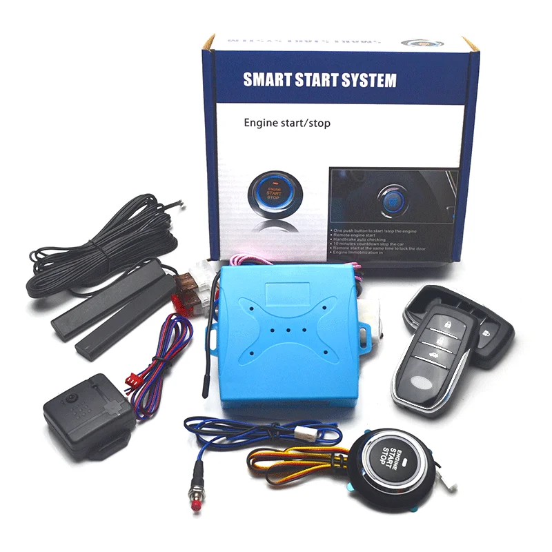 

Car Anti Theft Alarm One Button Start PKE Keyless Entry Keyless Start Systems Remote Start Stop Automotive Accessories