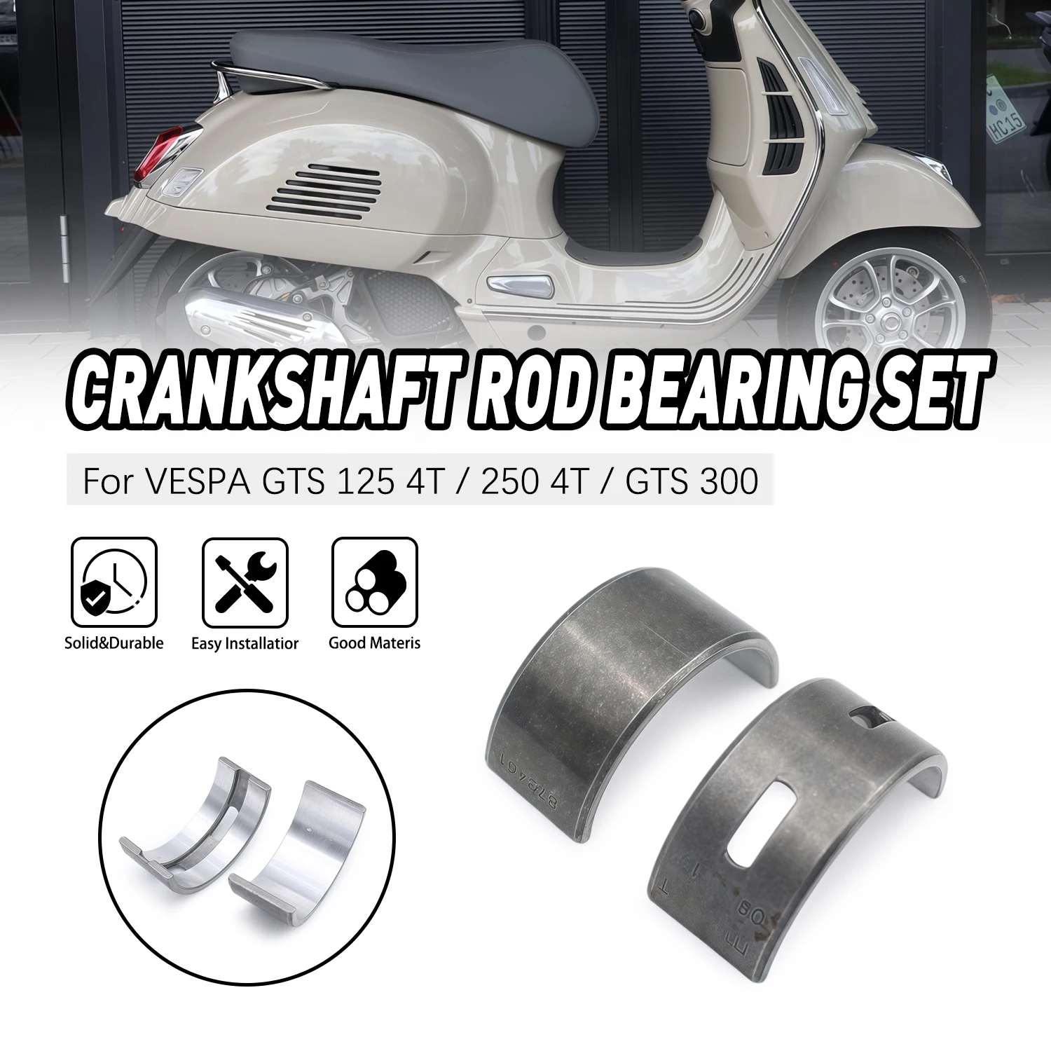 Image of Motorkurbelwellenlager Pleuellager für VESPA GTS 125 250 4T / GTS 300 13253-IA85-0100 13252-IA85-0100