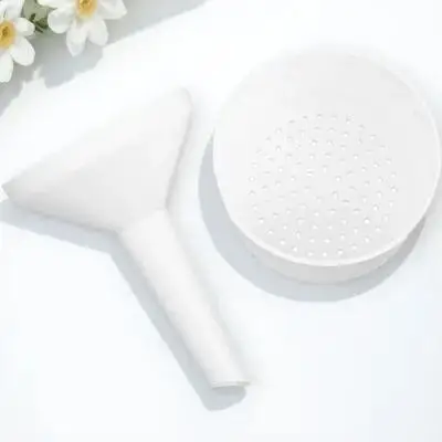 قمع مرشح بلاستيكي مقاوم للأحماض والقلويات بدرجة حرارة عالية للتجربة المختبرية قمع بلاستيكي Pp Buchner #6