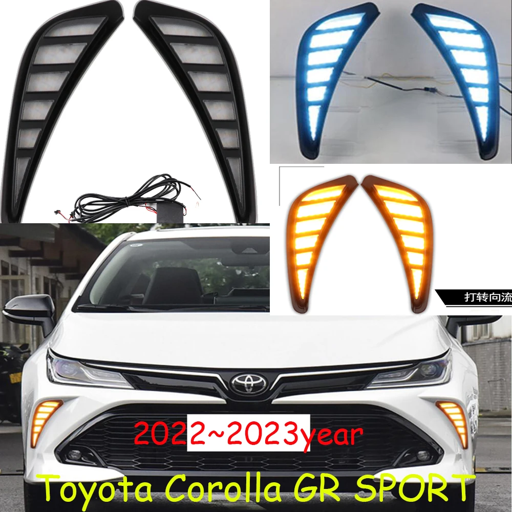 

car accessories bumper headlight for Toyota corolla GR Sport fog light lamp LED 2022~2024y for Toyota corolla headlamp