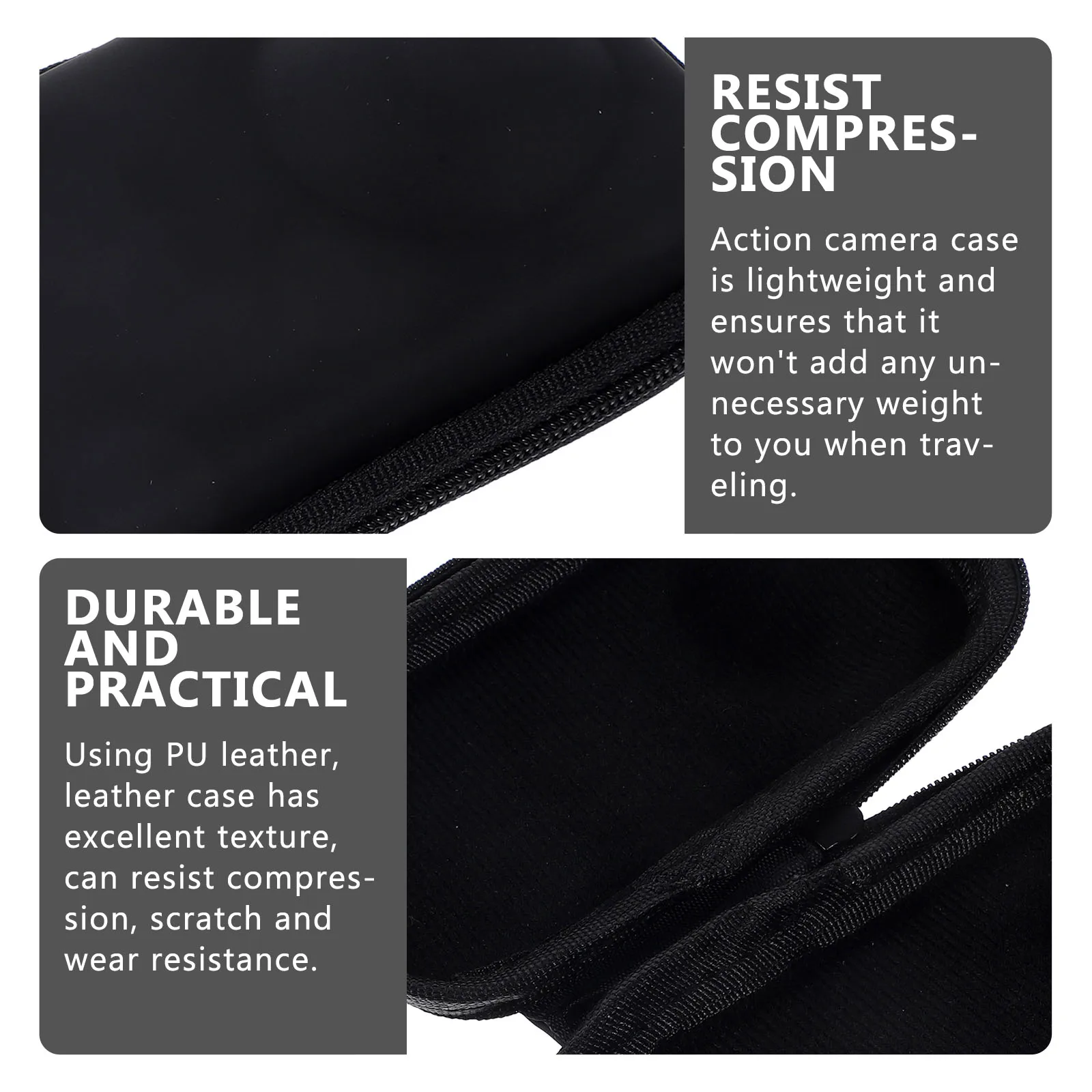 

Waterproof Storage Bag For Action Compact With Selfie Stick Holder Compatible With Insta360 One X/X2/X3 Small Camera