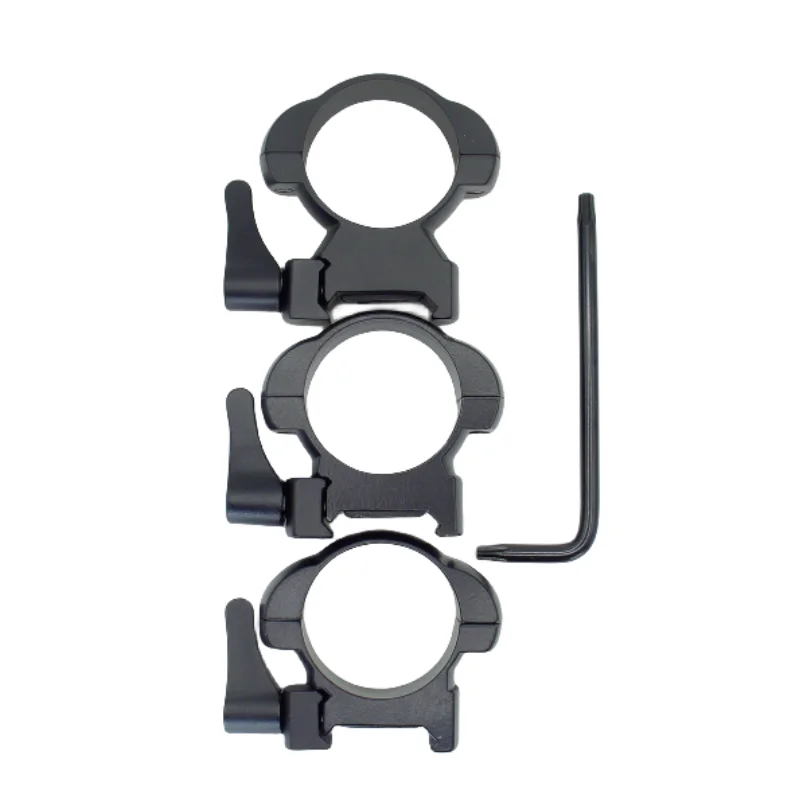 2Pcs/Set  30mm Hunting Rifle Scope Steel Mounts Ring with 21mm Picatinny Rail QD Weaver Mount Rings