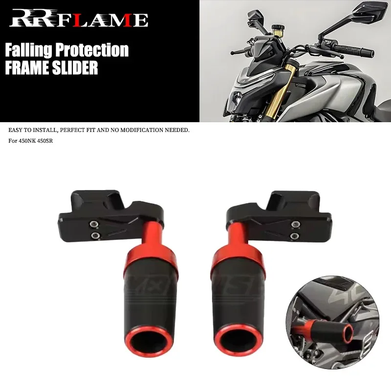 

Motorcycle Crash Protection Frame, Sliding Fairing, Crashes, for 450SR 450 SR 450NK 450 NK