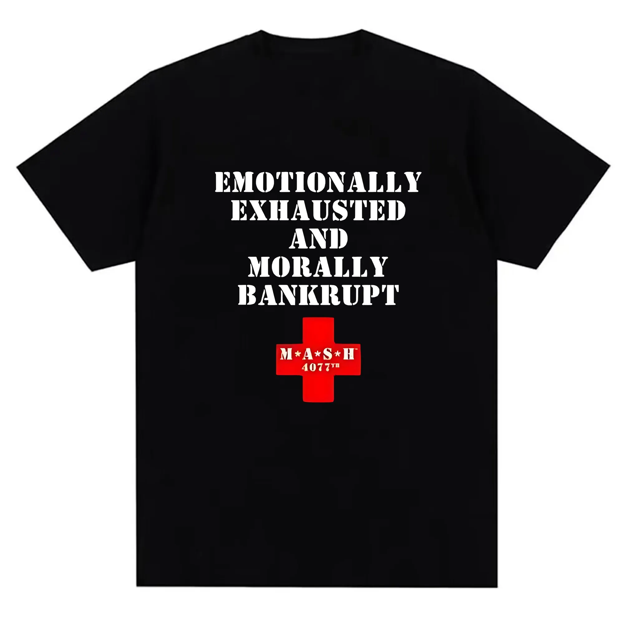 Nowa Kolekcja Moda Mash 4077 Gruba Koszulka Męska Vintage Śmieszna Modna Wyprzedaż