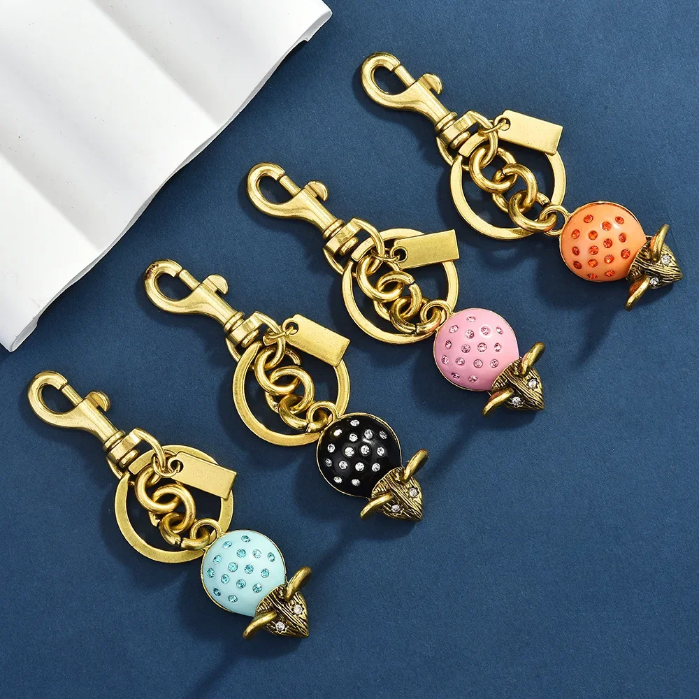 

New mouse keychain bag, mouse pendant accessory, exquisite car keychain