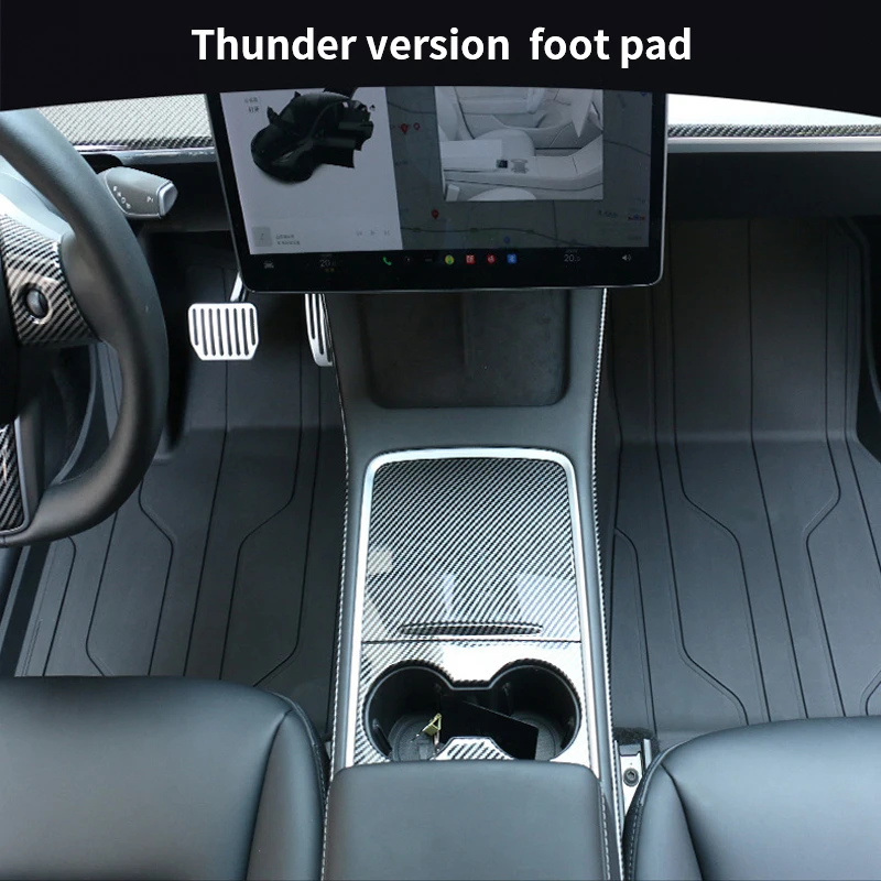 

For Tesla Model Y 2019-2022 Floor Mat Left and Right Hand Drive Tpe Carpet Waterproof Weather-Resistant Foot Pads Mats