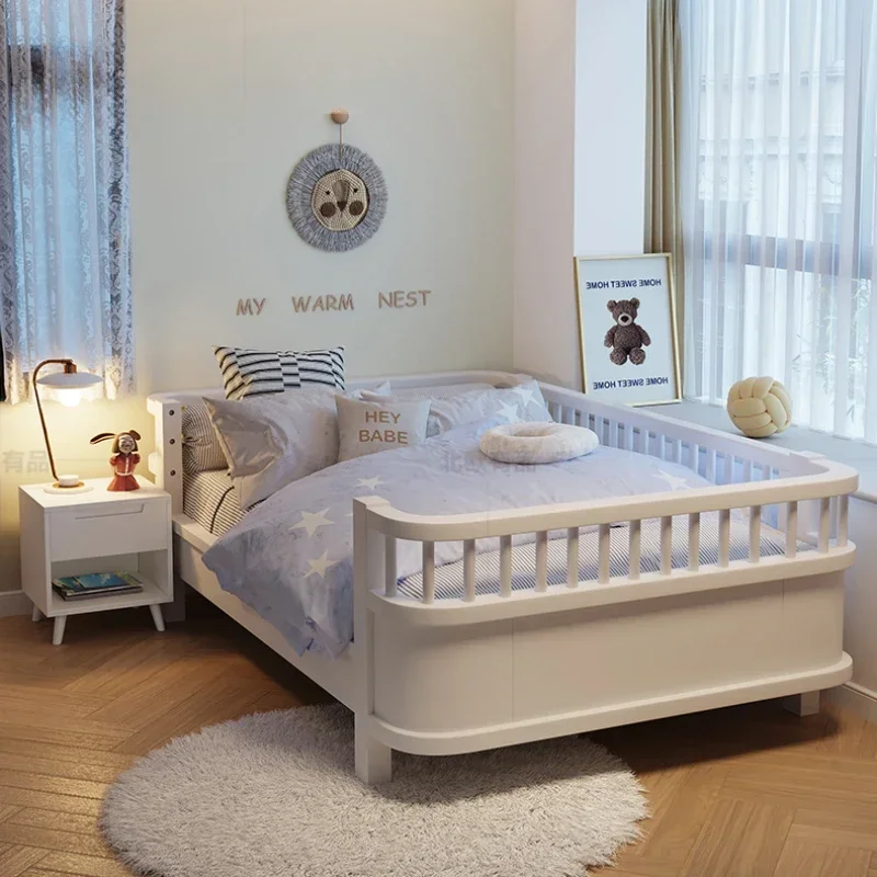 

Элегантная двуспальная кровать американской принцессы, белый дом, элегантная кровать королевского размера, светлая роскошная мебель Camas, супружеская мебель для дома