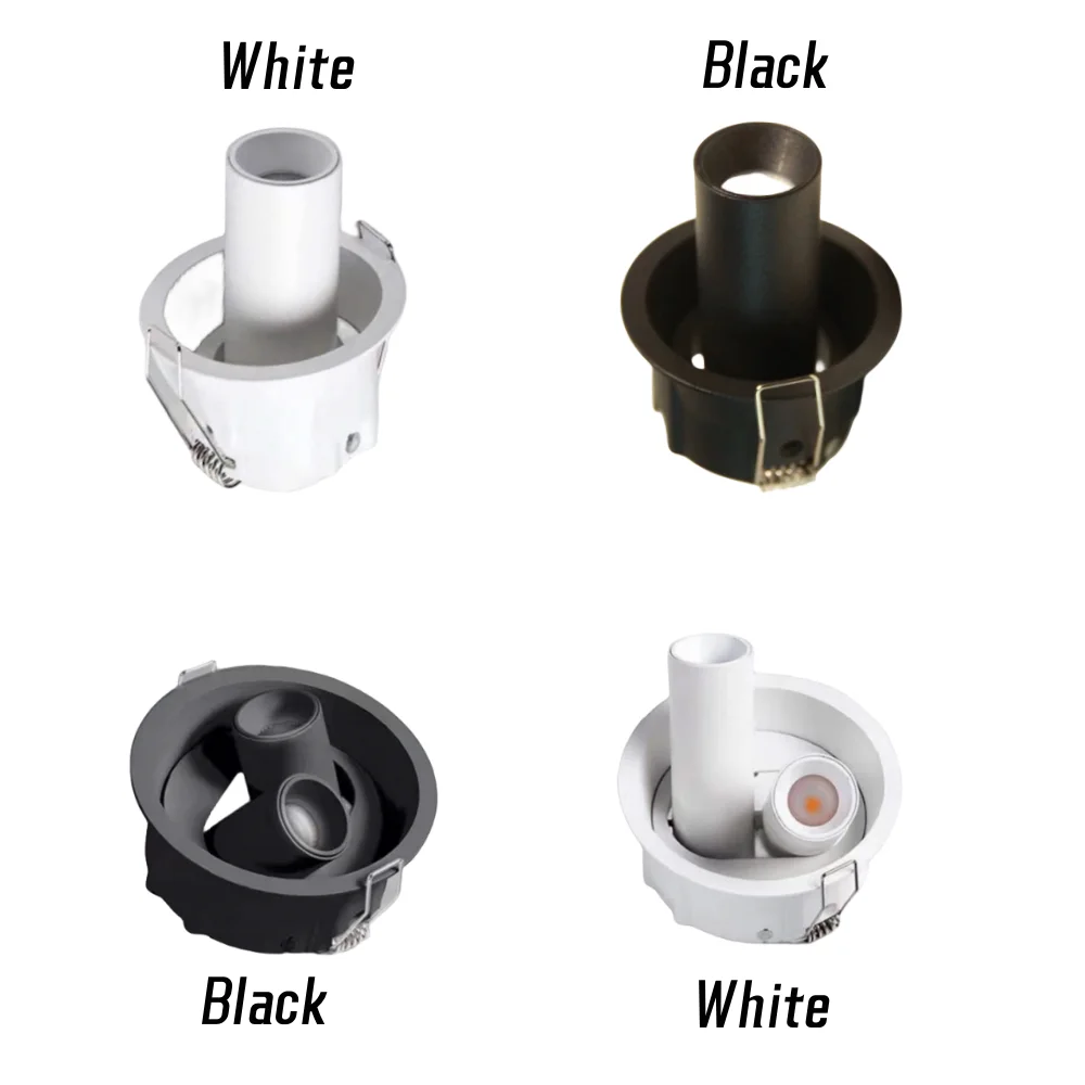 Dimmable LED Downlights Spotlights COB chip 7W 10W15W 18W Recessed Anti-glare 360° rotatio AC85-265V Ceiling Lamp Home business