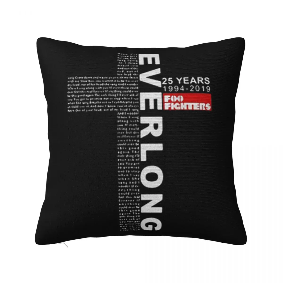 Everlong Lyrics 25 Years 1994 2019 Foo Fighter Cute Winter Summer Style Loose Natural Designs Pillow Case