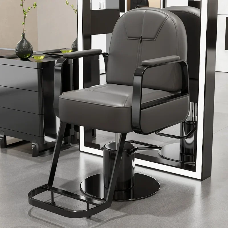 

Height Adjustable Barber Chair Chairs Swivel Hairdressing Charms Salon Chair Classic Simple Sillon Barbero Barber Accessories