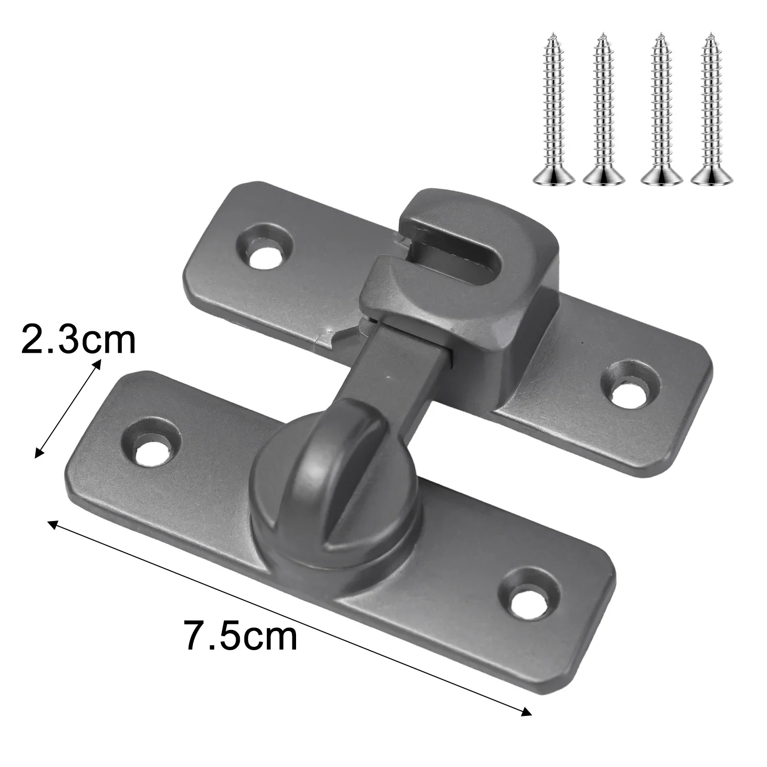 Loquet à crochet en acier inoxydable pour tiroirs et fenêtres, serrures d'armoire, loquet de porte d