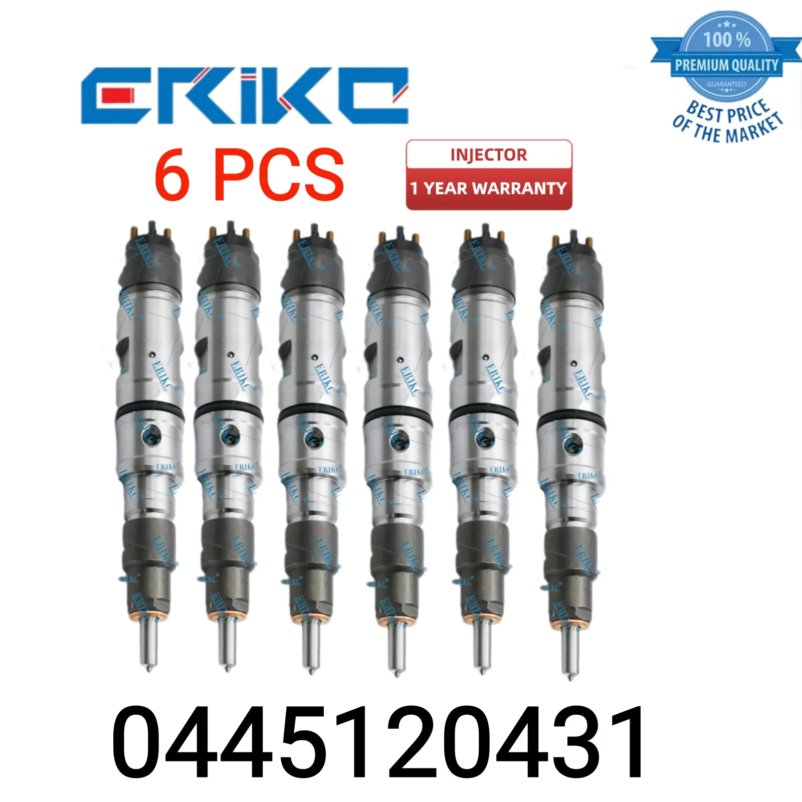 

6 PCS 0445120431 Nozzle Injector 0 445 120 431 Original Common Rail Injector 0445 120 431 Injector Assy Fuel