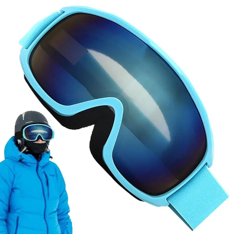 Anti-Fog Ski Goggles Snow Goggles Double-Layer UV Protection Ski Goggles Adjustable Snowboard Eye Protections Climbing Using