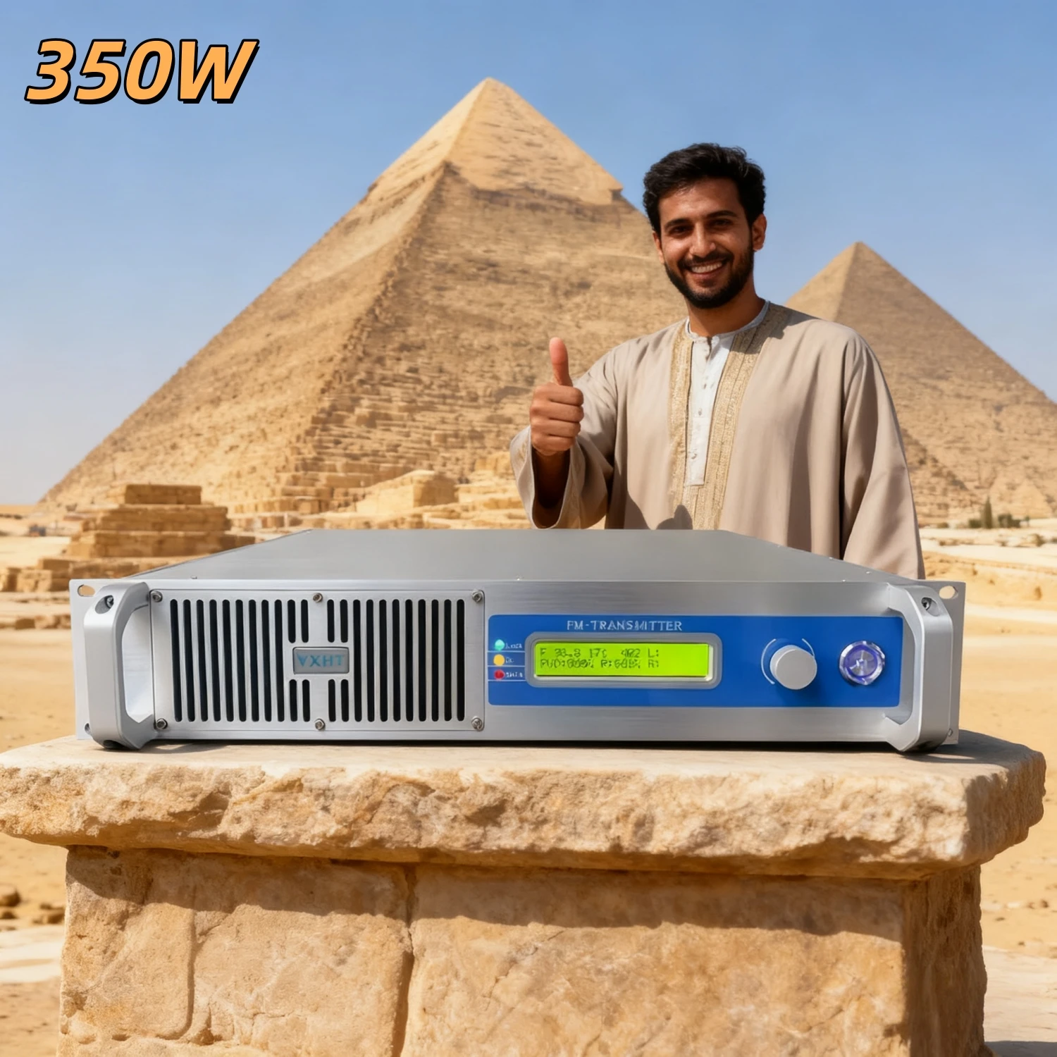 

YXHT 350W FM Transmitter - High-Precision Professional Device for School & Radio