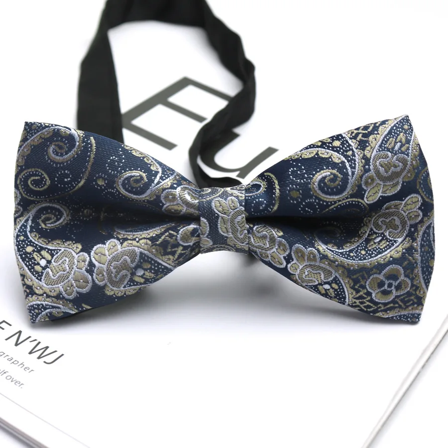 2016 New Men's Tie Suit Formal British Cashew Butterfly Black Tie Party Birthday Supplies Wholesale Boys' Clothing Accessories