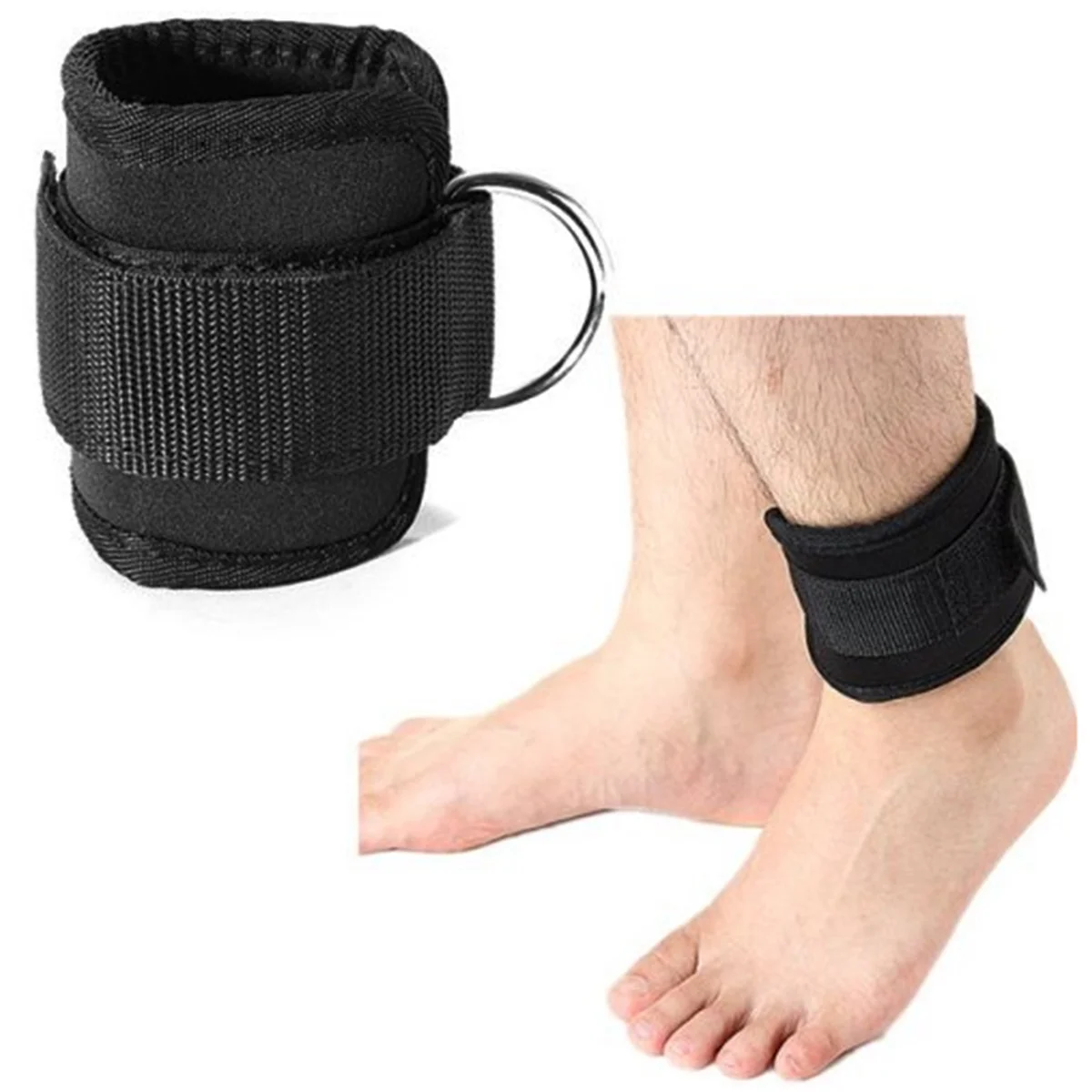 

2Pcs Ankle Wrist Adjustable Weight Soft Neoprene Casing Hook Loop Buckle Secure Fit for Aquatic Exercise Water Aerobics Dryland