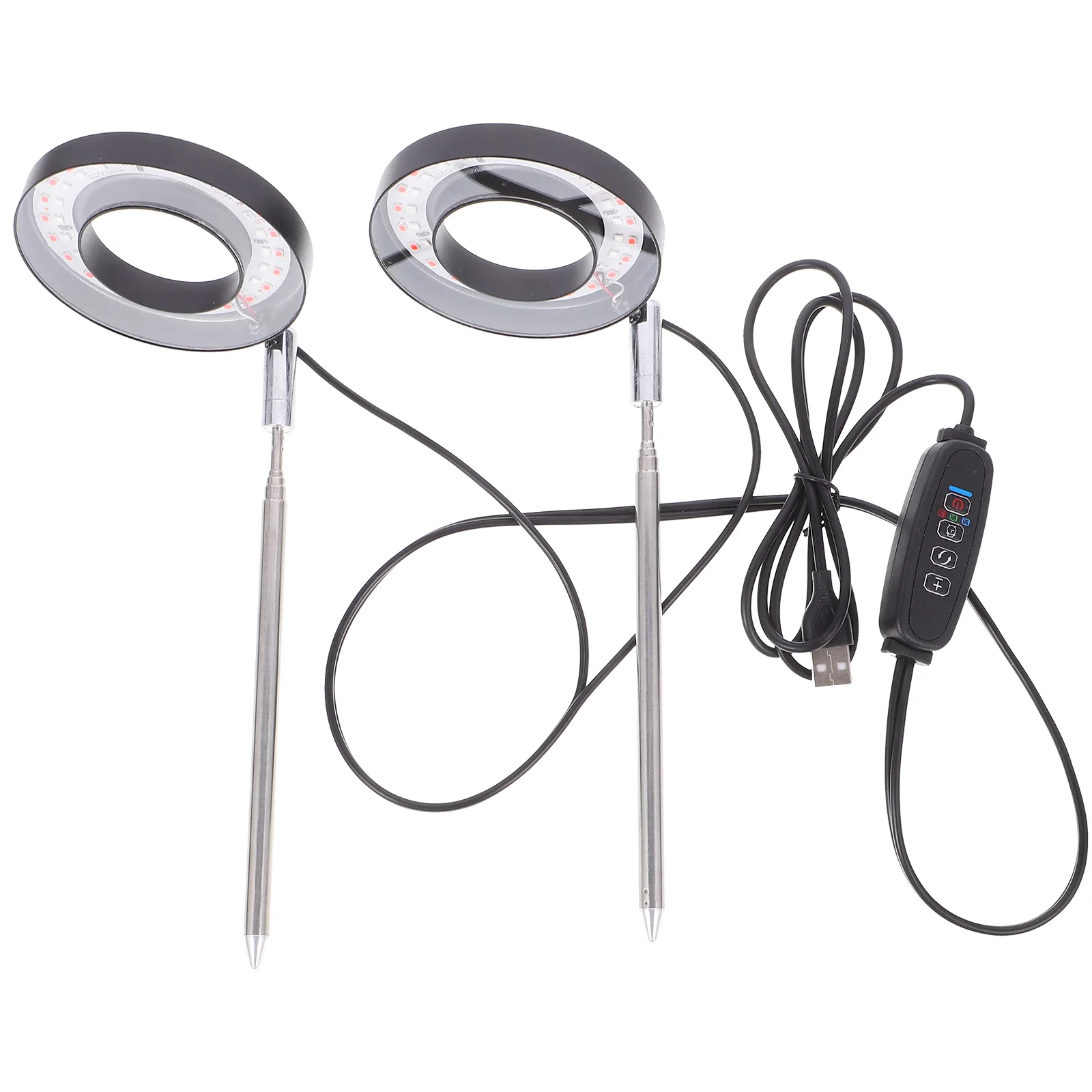 1 Set Of Red Blue Light For Plants Full Led Grow Lamp Indoor Garden Plant Growing Lights For Vegetables Cuttings Potted