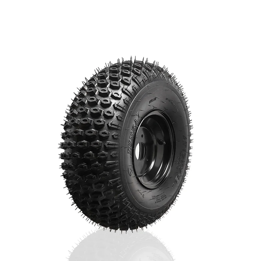 19x7.00-8 8-Inch ATV Tire and Hub Kit Modified for 50cc70cc110cc125cc Thickened Tubeless Go-Kart Off-Road Pneumatic Tires