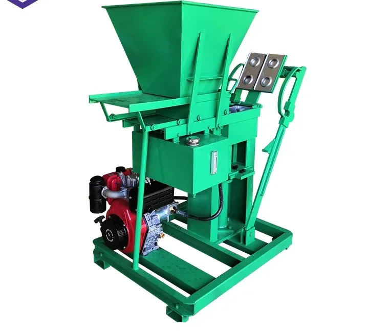 HBY2-15 interlocking brick machinery supplier block doing machine clay brick making plant