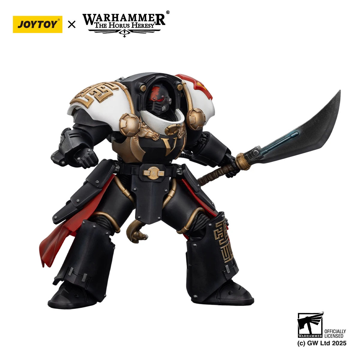 JOYTOY Warhammer40K 1/18 Action Figure White Scars Legion Praetor Ebon Keshig Terminator Anime Figurine Joint Movable Model Gift view 5